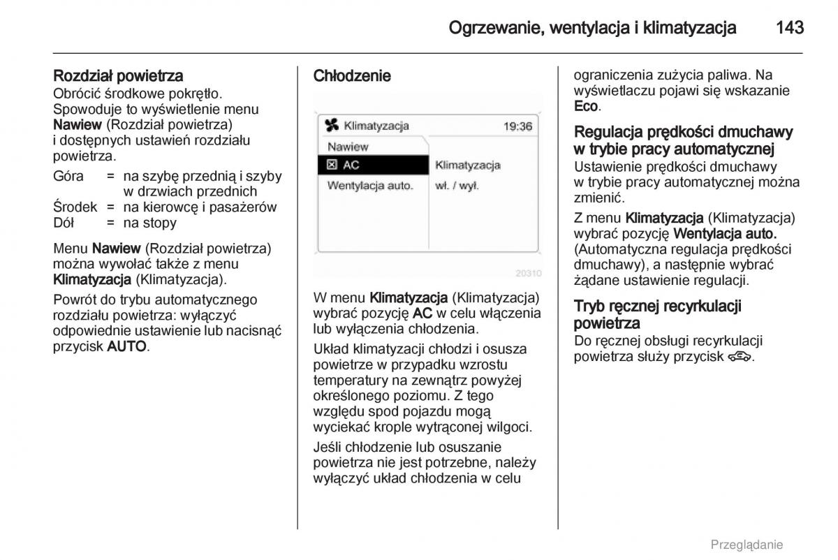 manual  Opel Astra H III 3 instrukcja / page 143