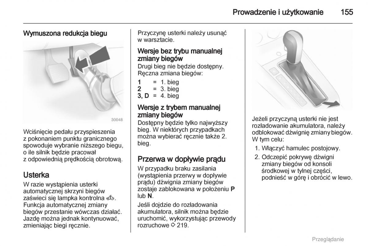 manual  Opel Astra H III 3 instrukcja / page 155