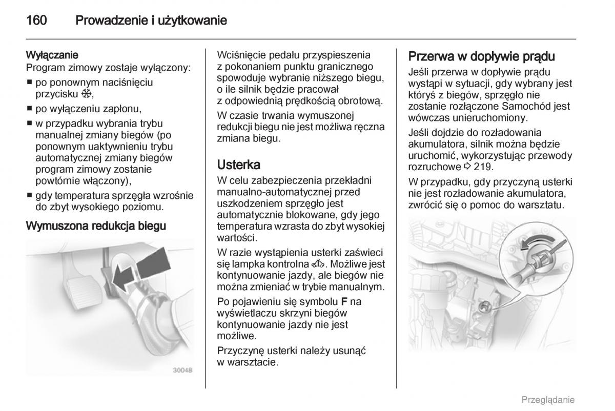 manual  Opel Astra H III 3 instrukcja / page 160