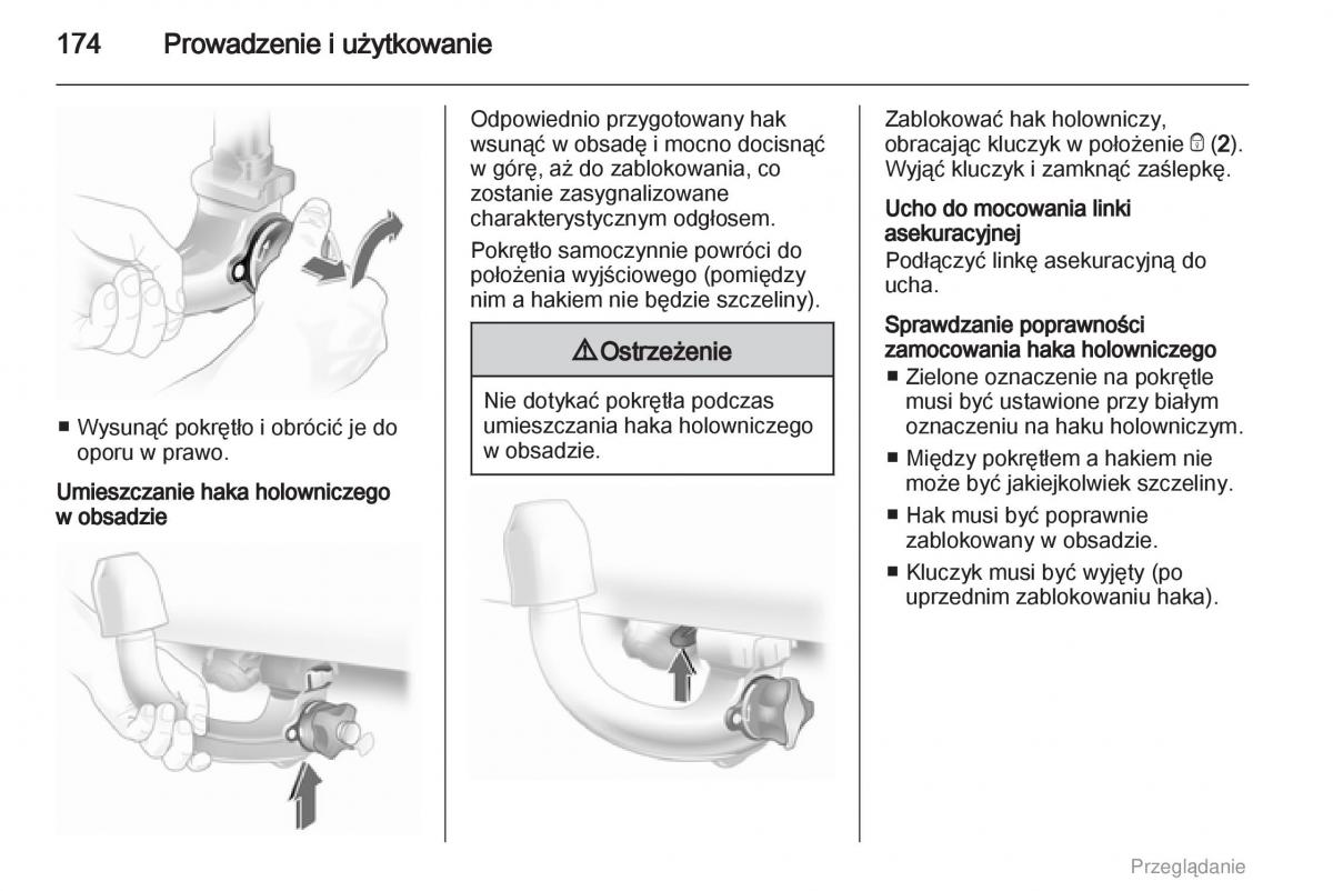 manual  Opel Astra H III 3 instrukcja / page 174