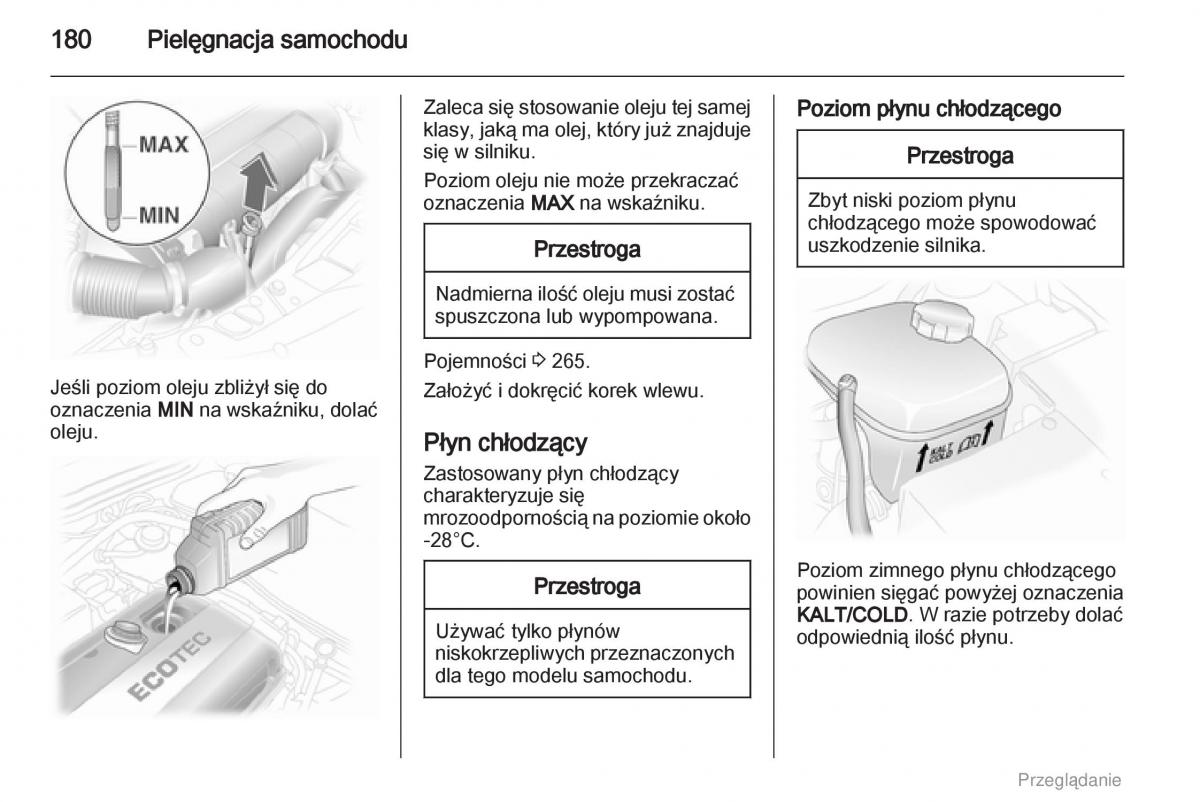 manual  Opel Astra H III 3 instrukcja / page 180