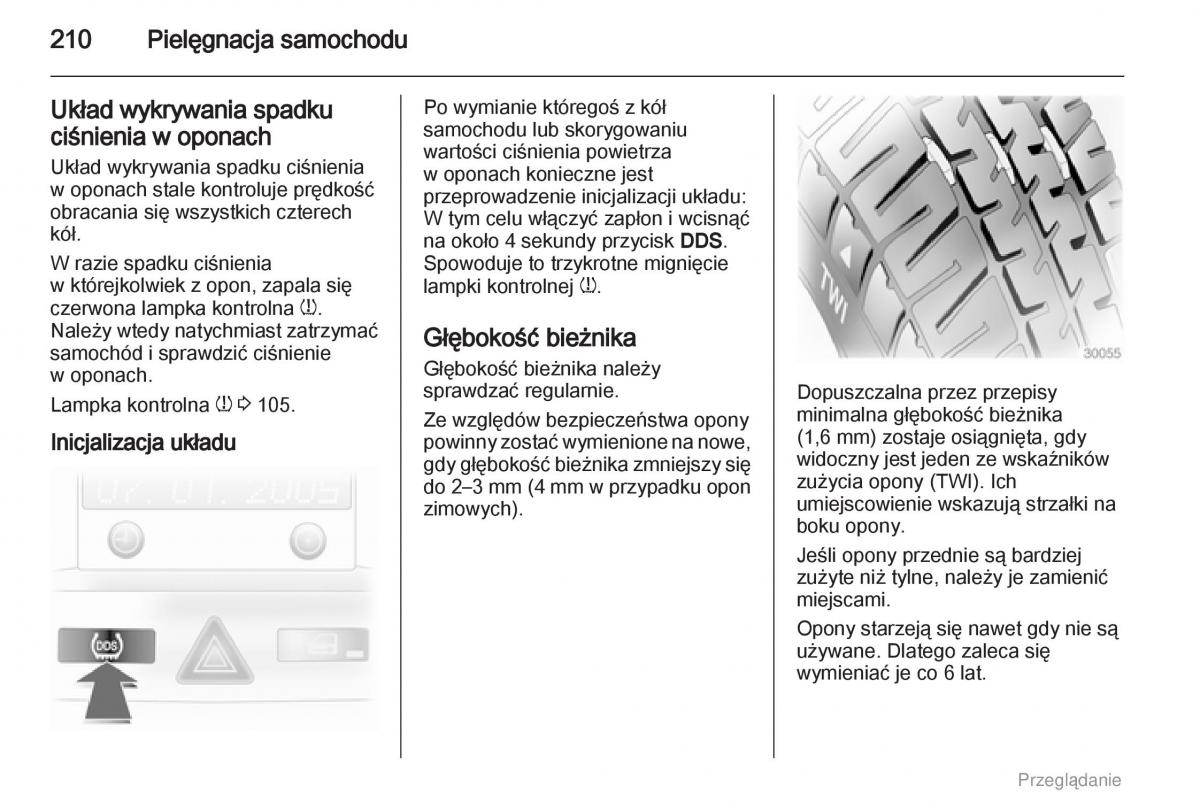 manual  Opel Astra H III 3 instrukcja / page 210