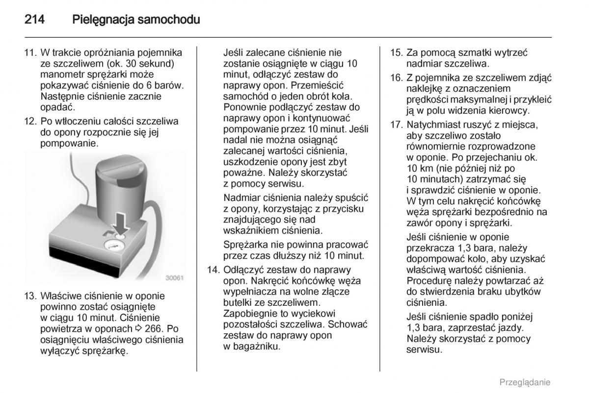 manual  Opel Astra H III 3 instrukcja / page 214