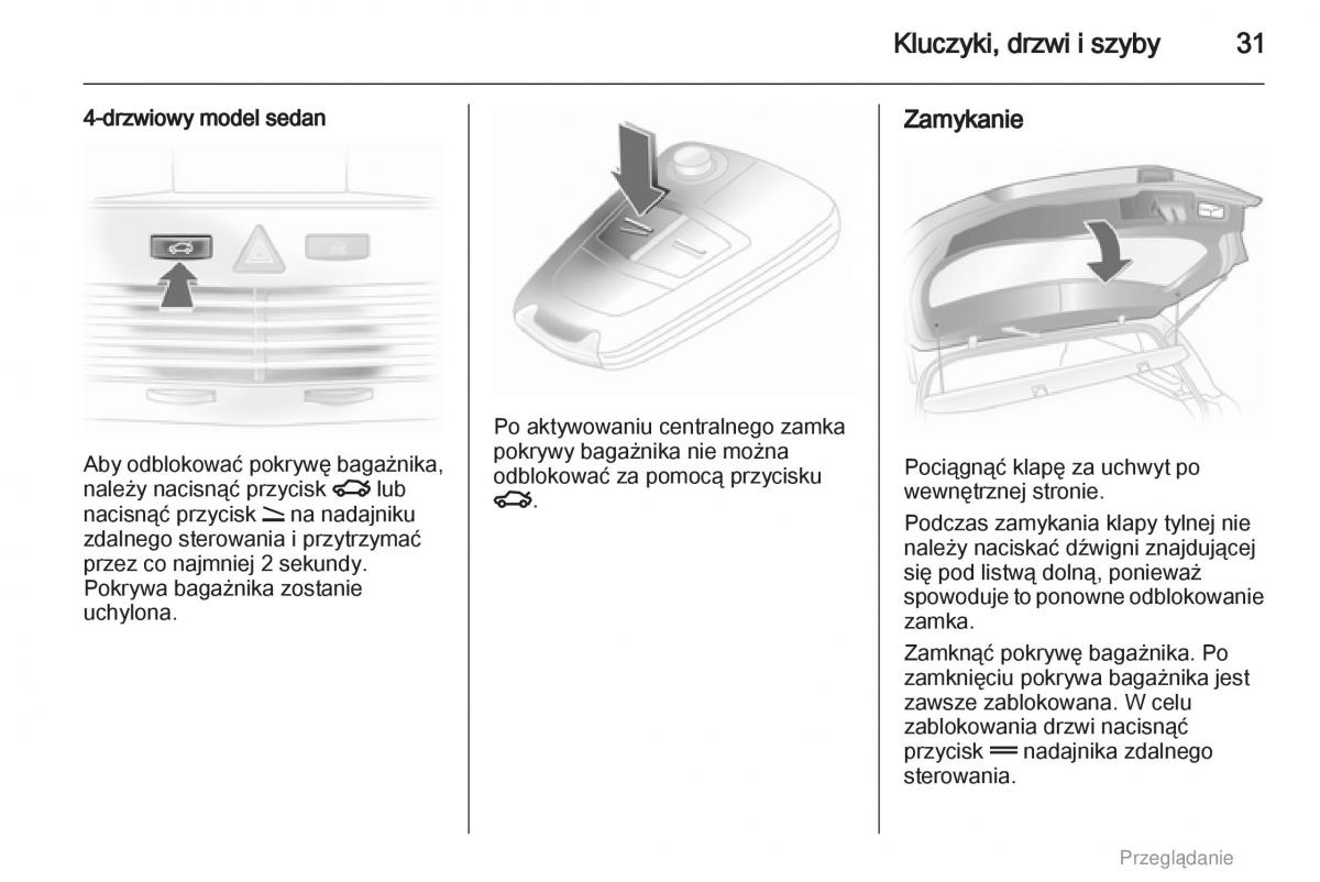 manual  Opel Astra H III 3 instrukcja / page 31