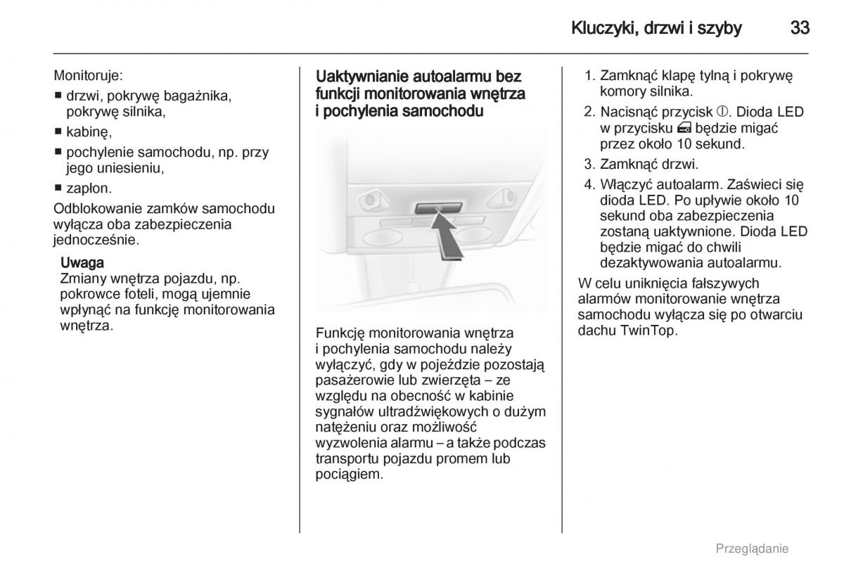 manual  Opel Astra H III 3 instrukcja / page 33