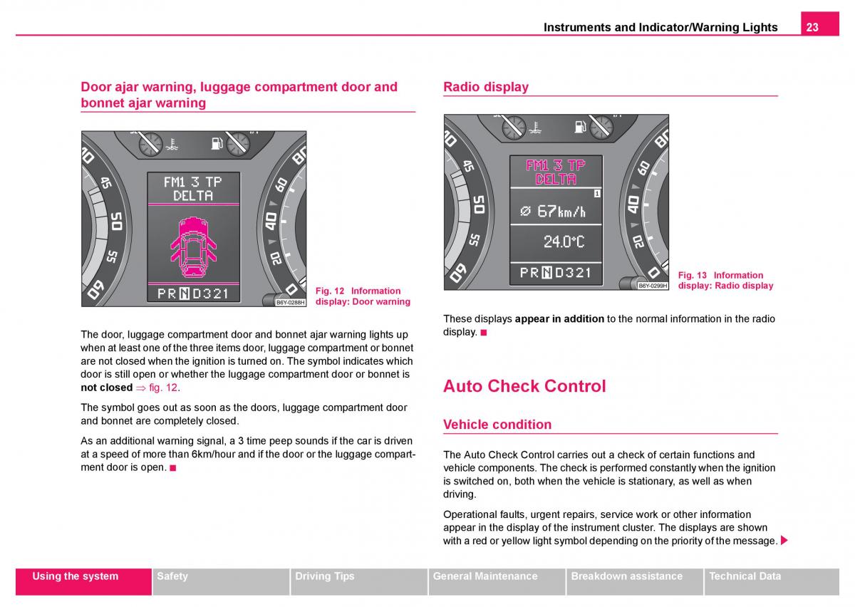 Skoda Fabia I 1 owners manual / page 24