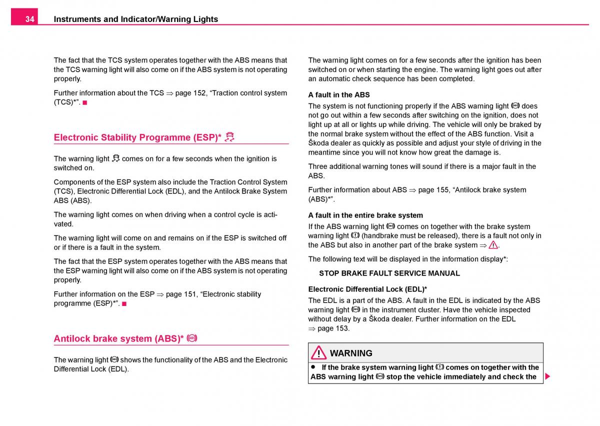 Skoda Fabia I 1 owners manual / page 35