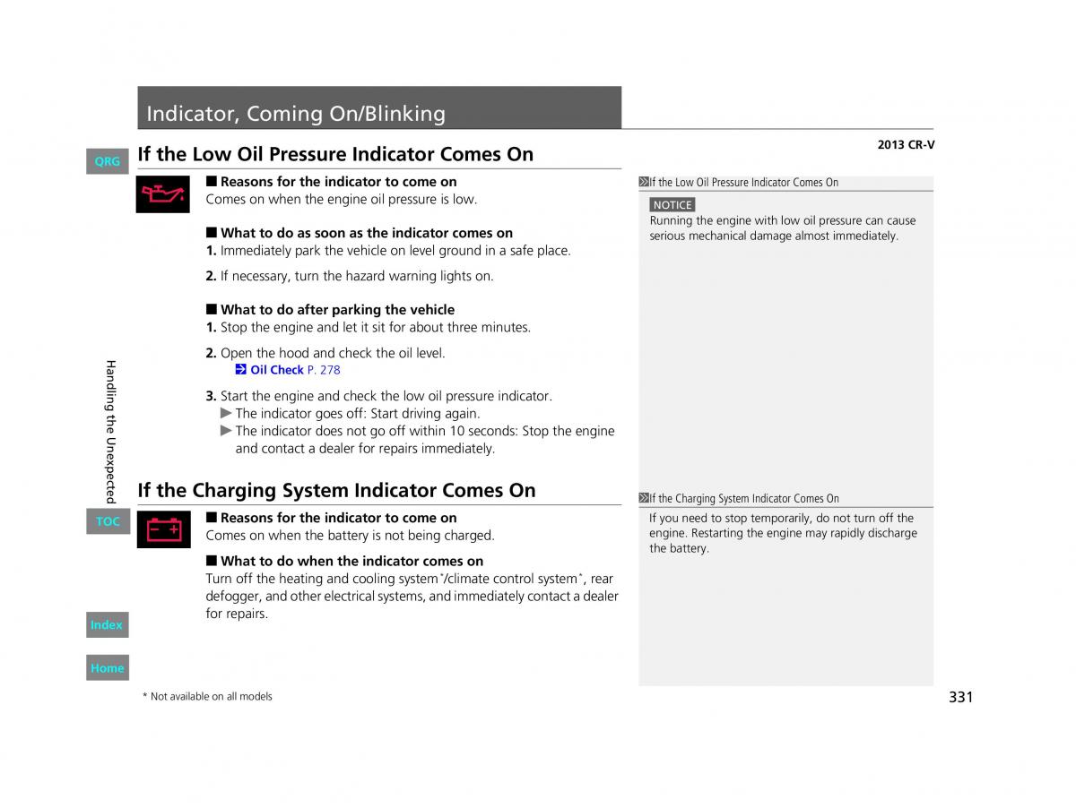 Honda CR V IV 4 owners manual / page 332