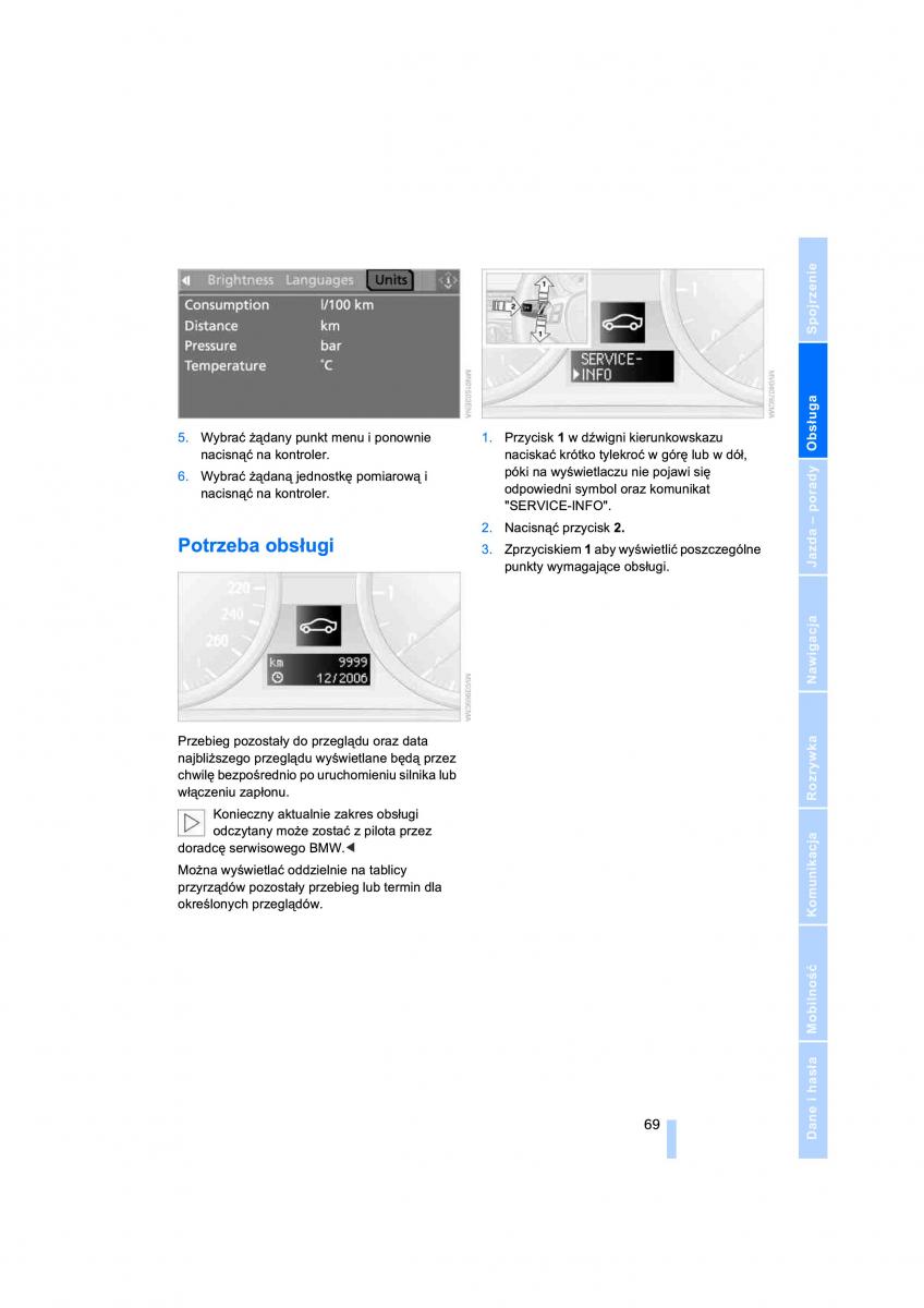 BMW 3 E90 owners manual / page 71