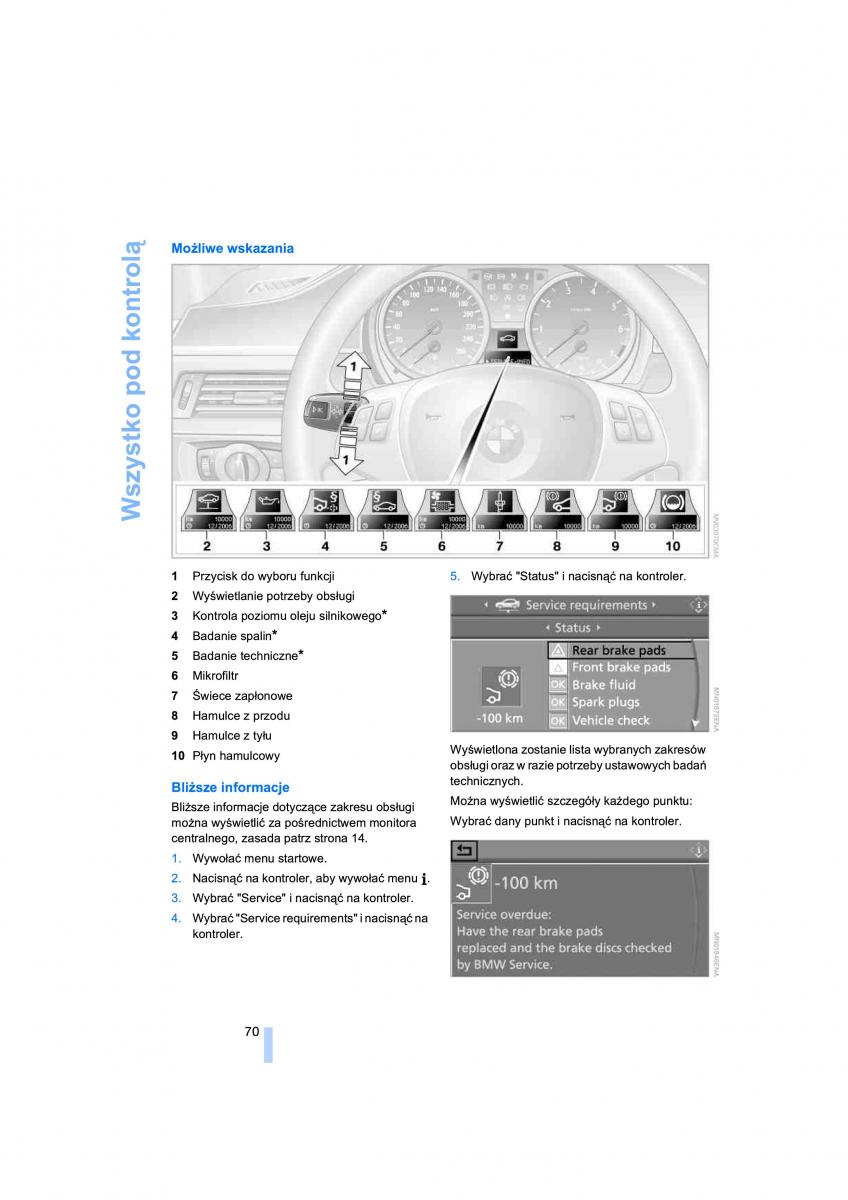 BMW 3 E90 owners manual / page 72