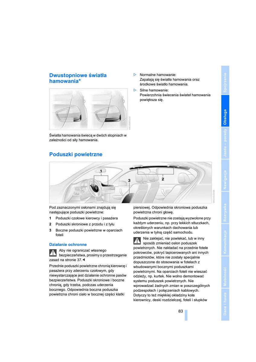 BMW 3 E90 owners manual / page 85