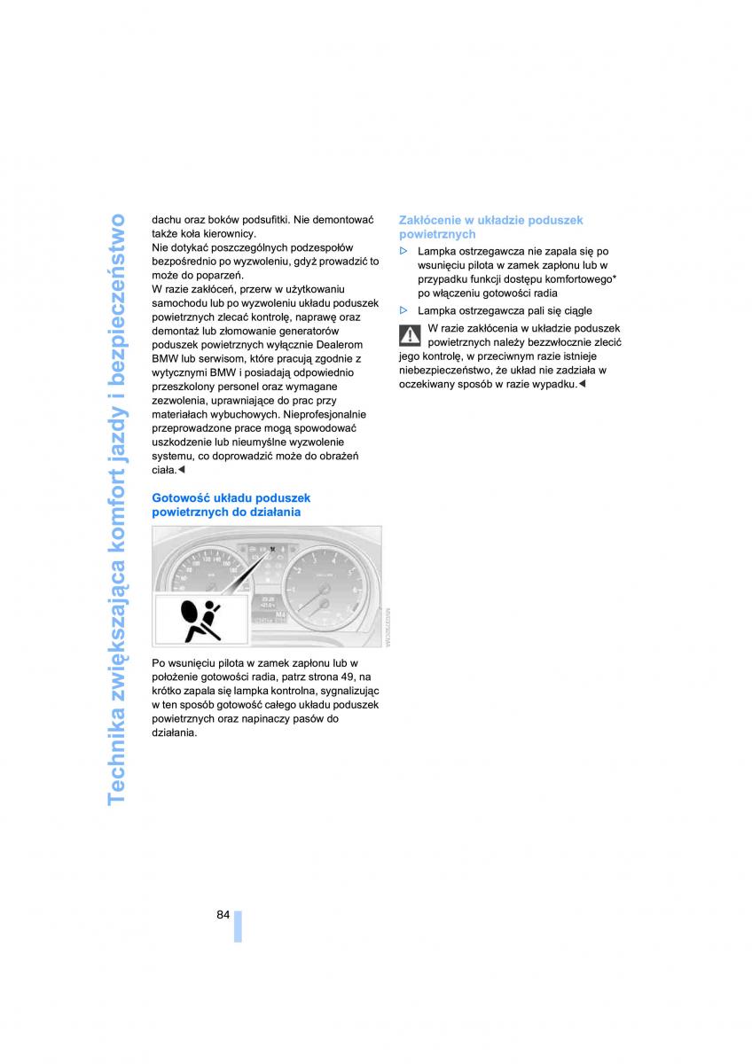 BMW 3 E90 owners manual / page 86