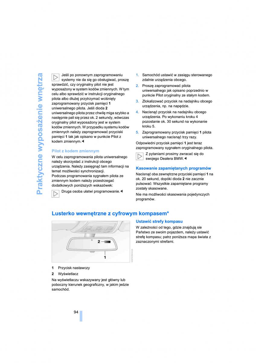 BMW 3 E90 owners manual / page 96