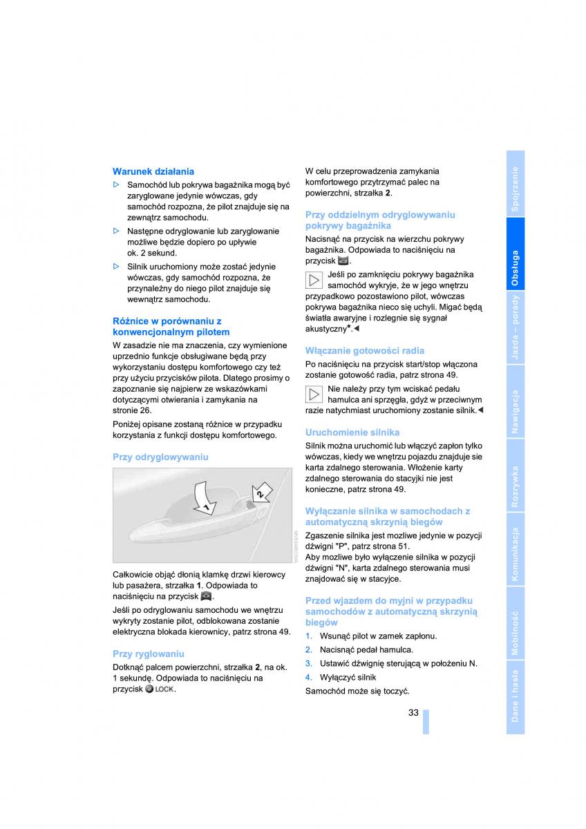 BMW 3 E90 owners manual / page 35