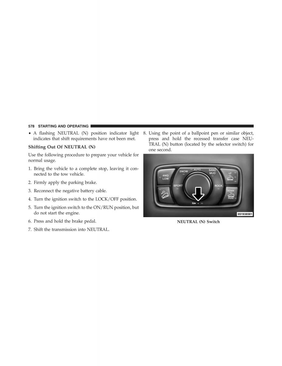 Jeep Grand Cherokee WK2 owners manual / page 580