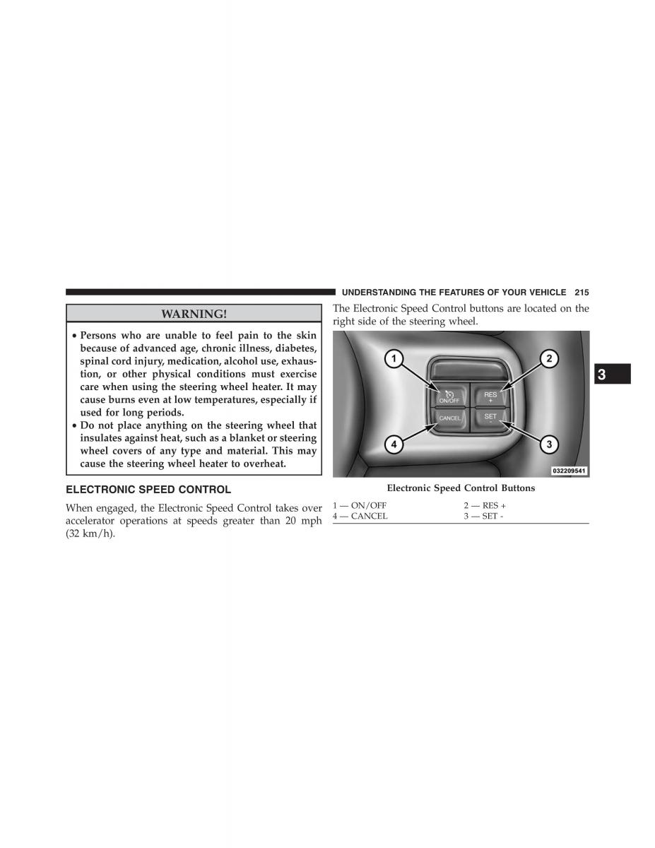 Jeep Grand Cherokee WK2 owners manual / page 217