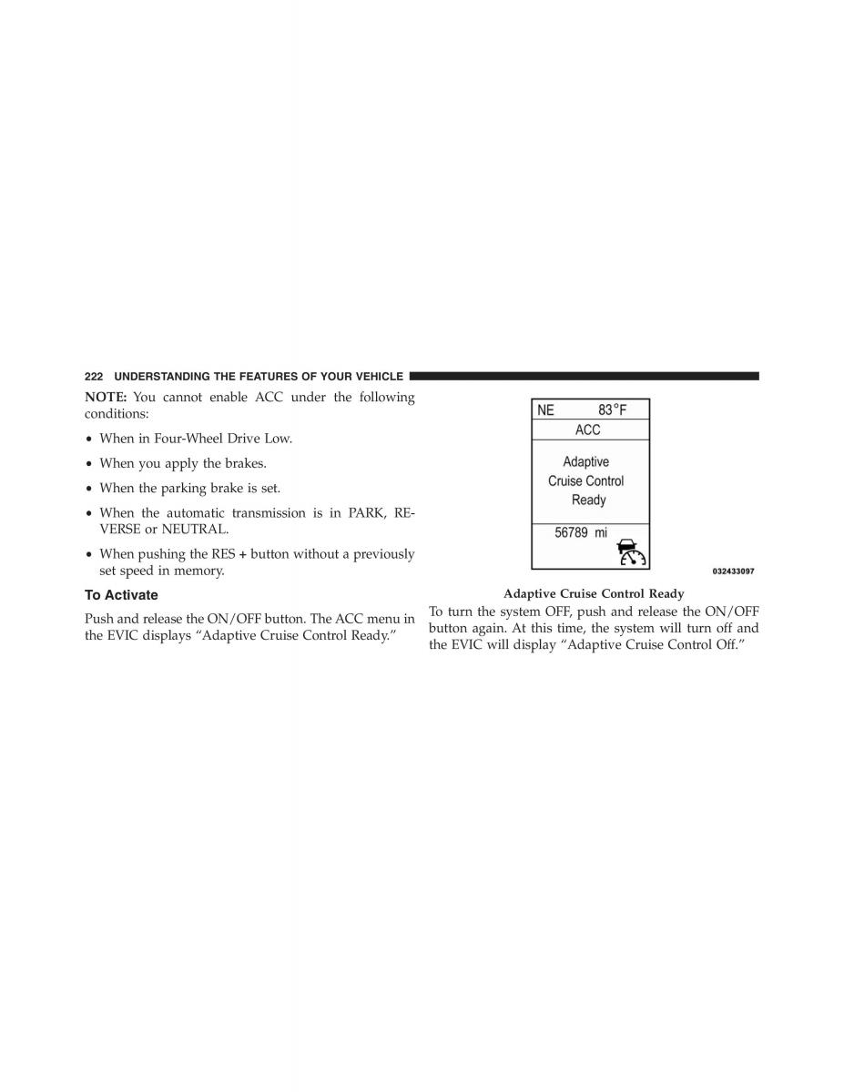 Jeep Grand Cherokee WK2 owners manual / page 224