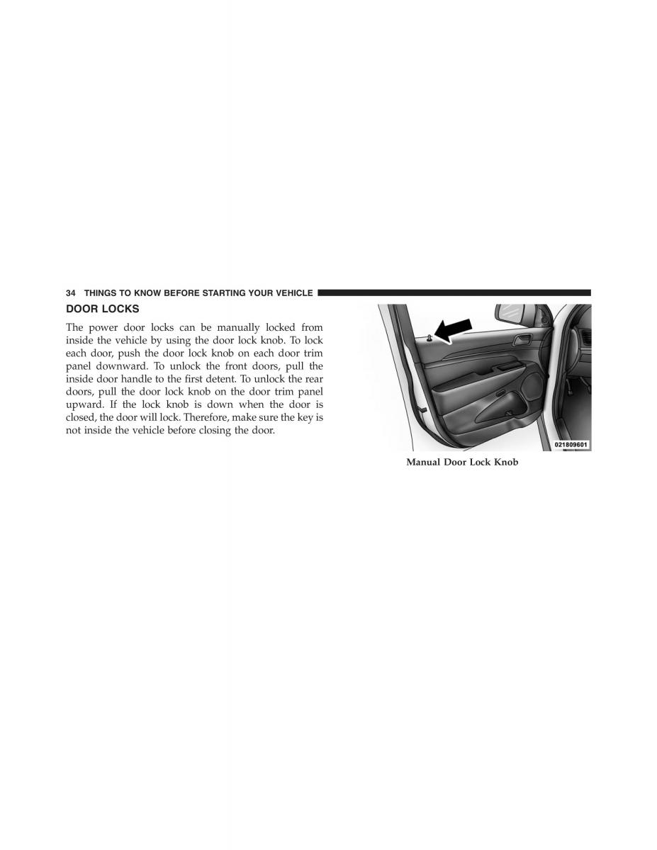 Jeep Grand Cherokee WK2 owners manual / page 36