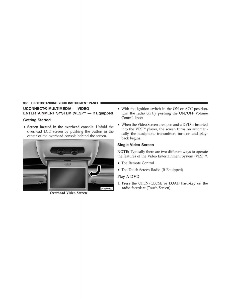 Jeep Grand Cherokee WK2 owners manual / page 382