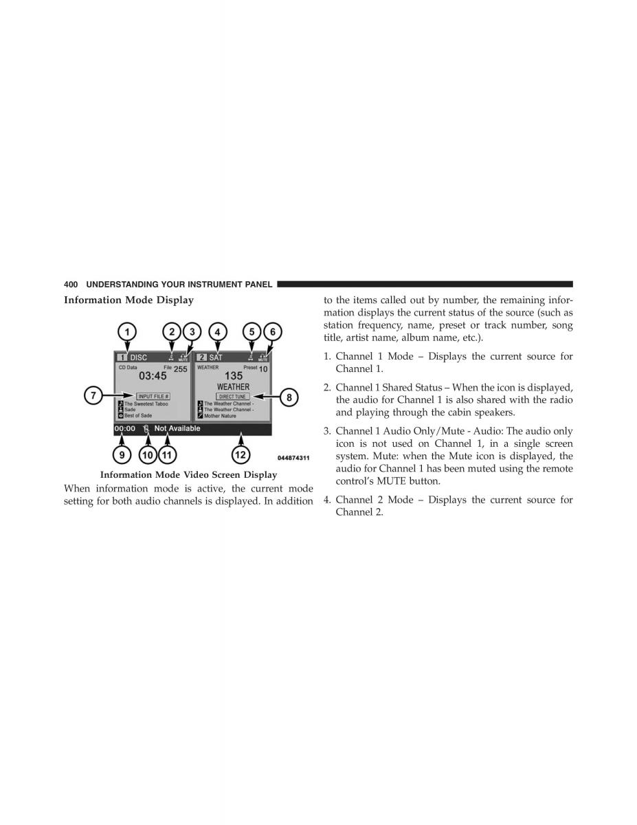 Jeep Grand Cherokee WK2 owners manual / page 402