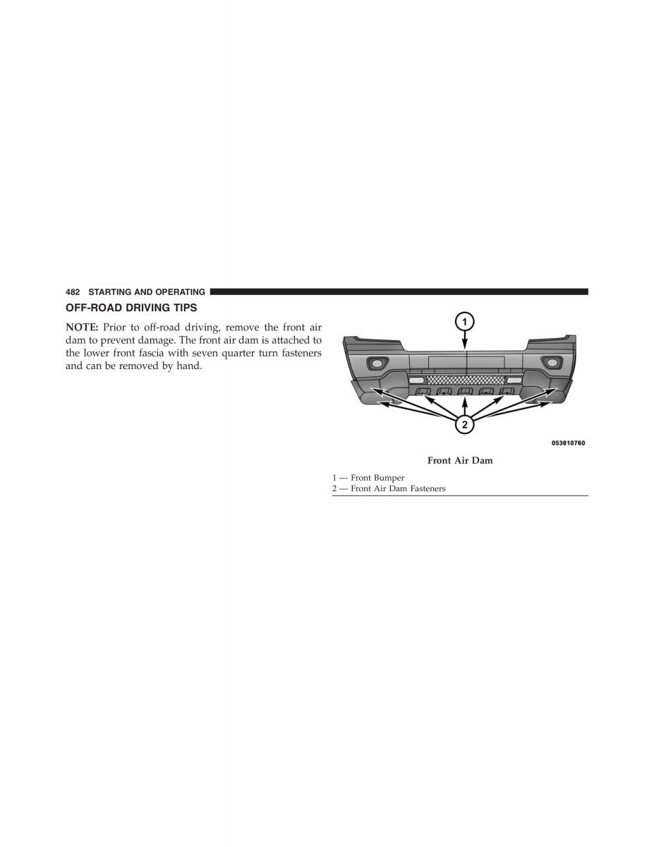 Jeep Grand Cherokee WK2 owners manual / page 484