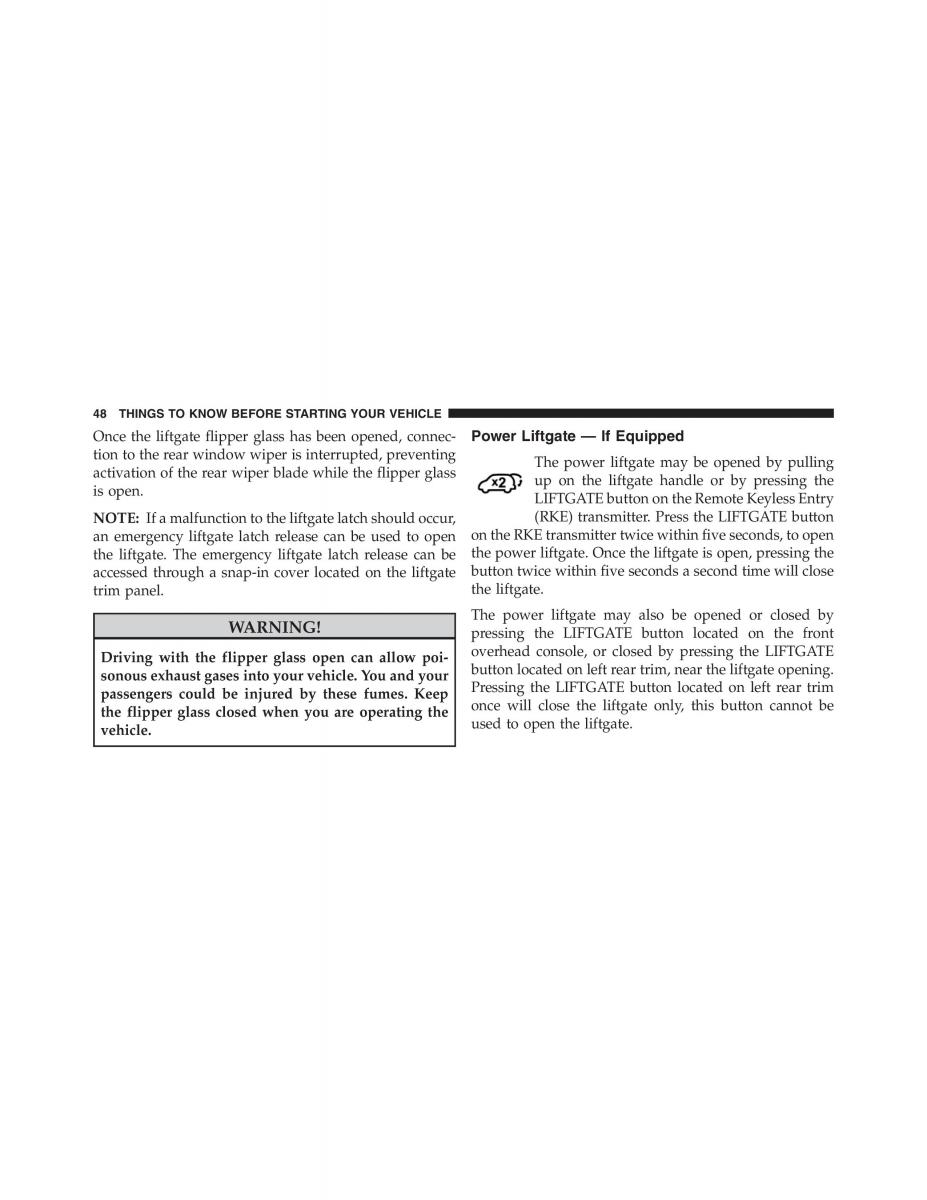 Jeep Grand Cherokee WK2 owners manual / page 50