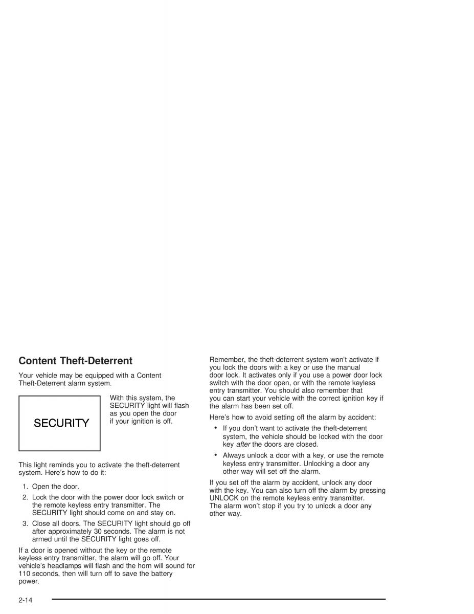 Chevrolet S 10 owners manual / page 76