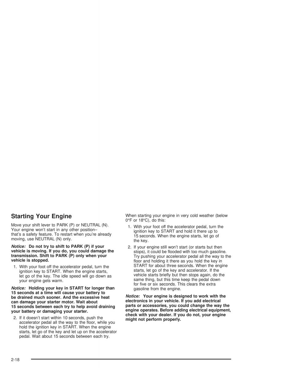 Chevrolet S 10 owners manual / page 80