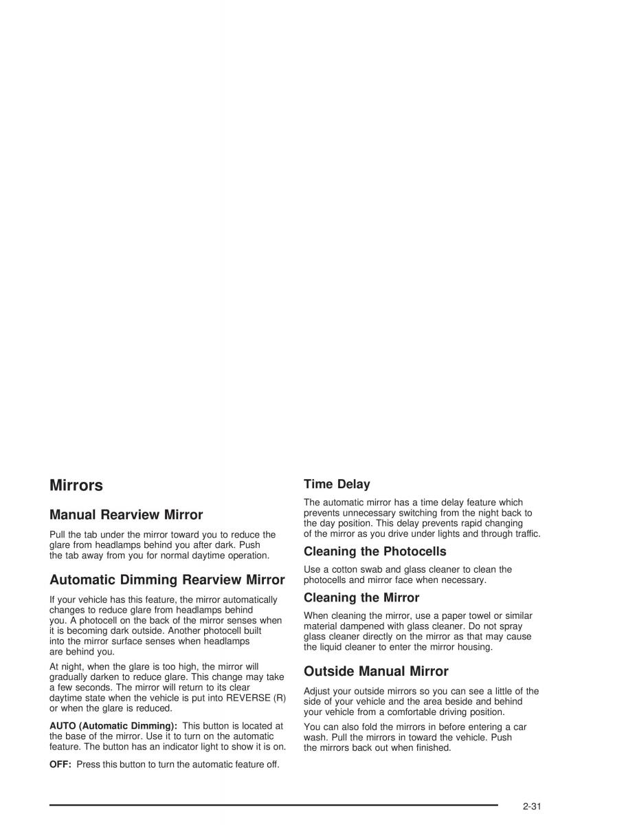 Chevrolet S 10 owners manual / page 93