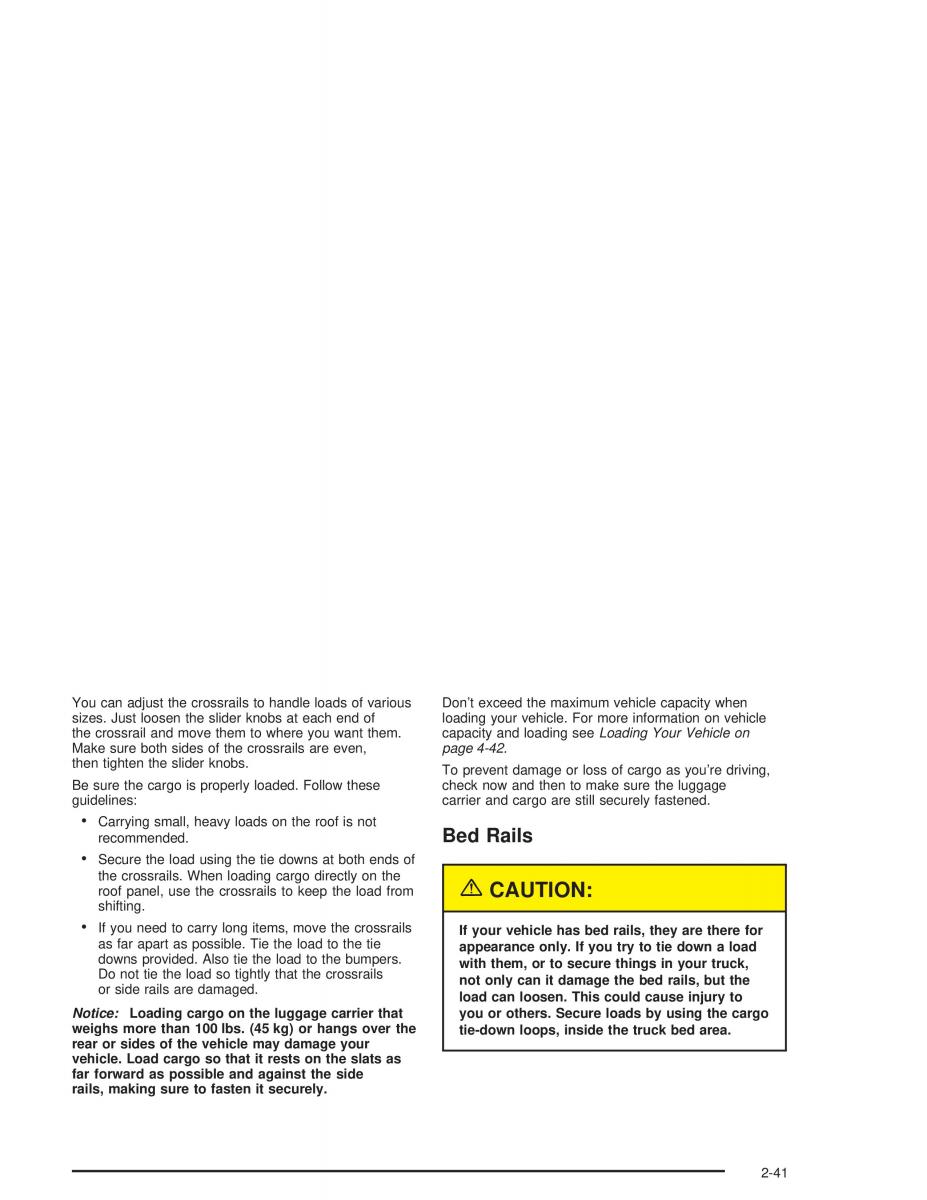 Chevrolet S 10 owners manual / page 103