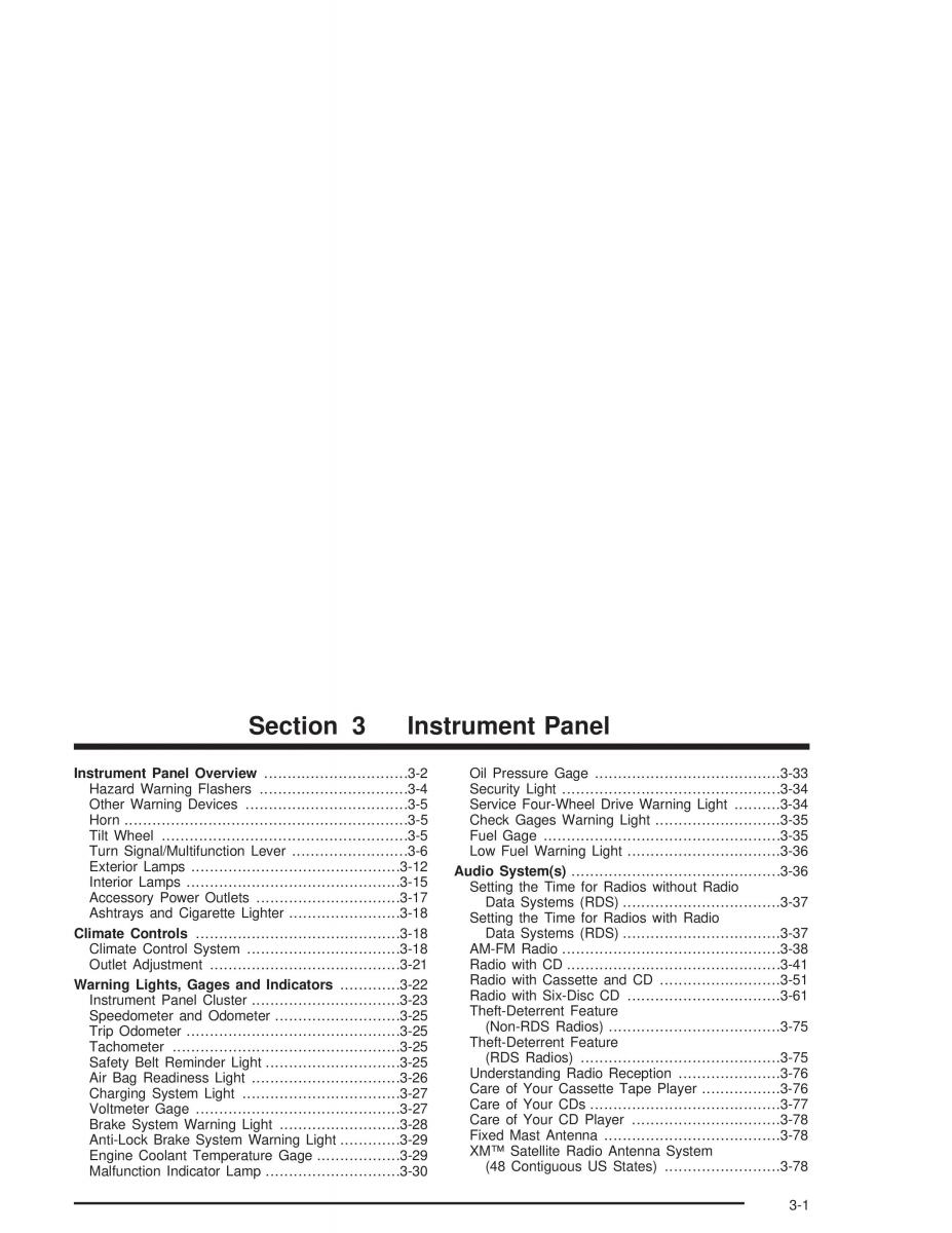 Chevrolet S 10 owners manual / page 107