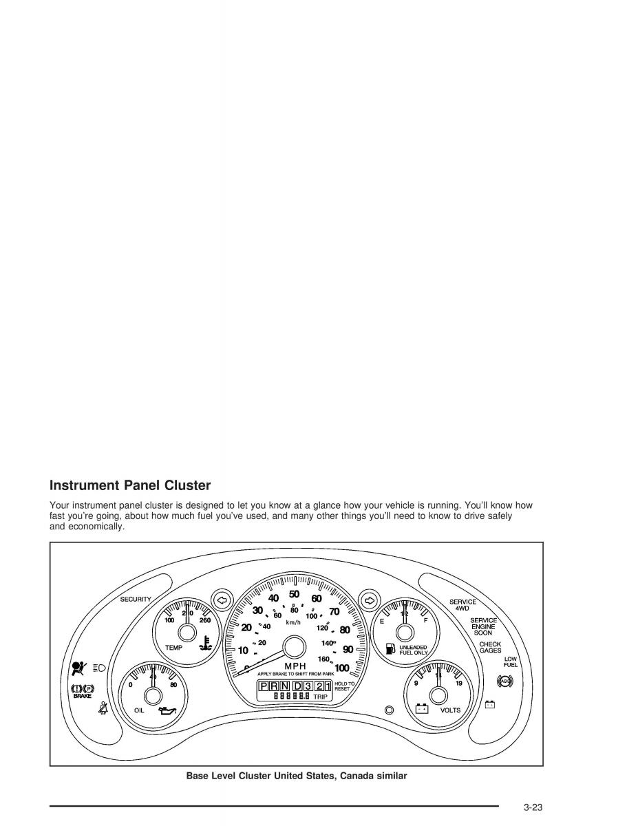 Chevrolet S 10 owners manual / page 129