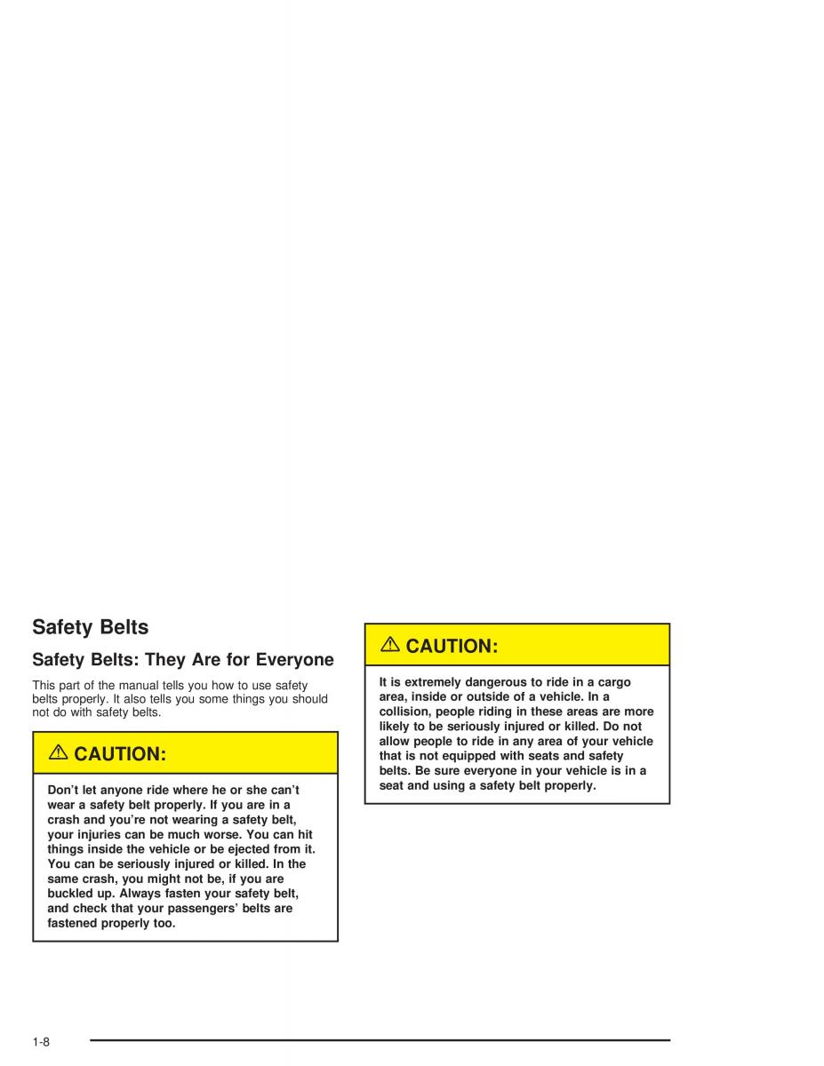 Chevrolet S 10 owners manual / page 14