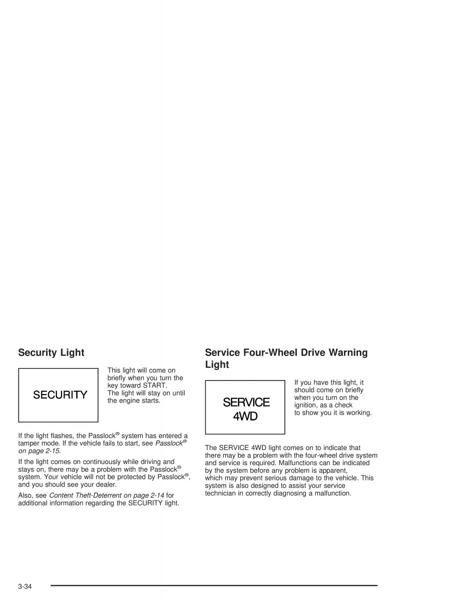 Chevrolet S 10 owners manual / page 140