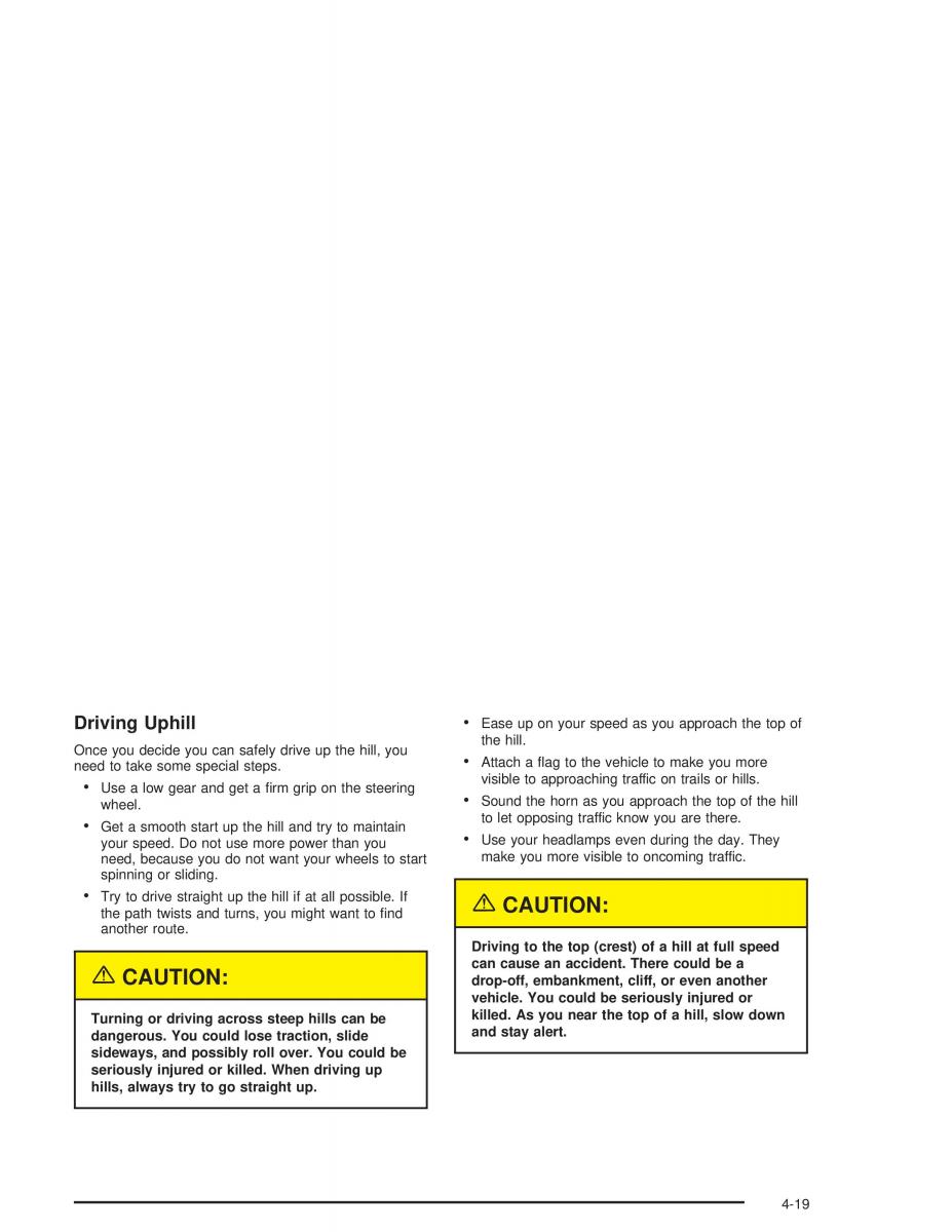 Chevrolet S 10 owners manual / page 203