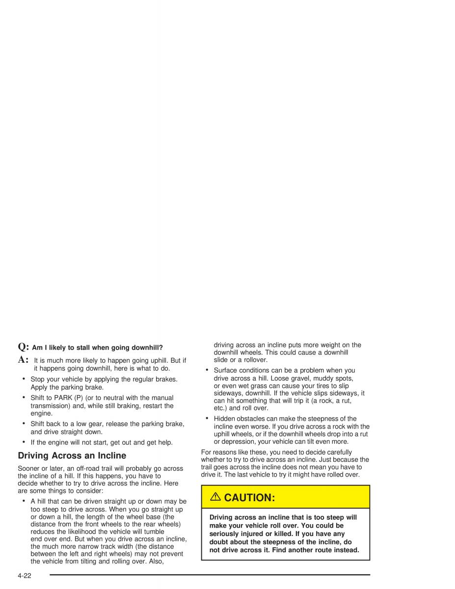 Chevrolet S 10 owners manual / page 206