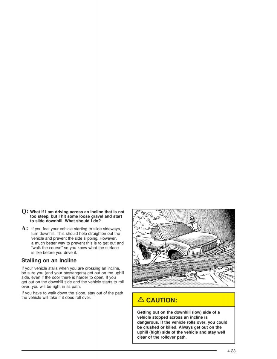 Chevrolet S 10 owners manual / page 207