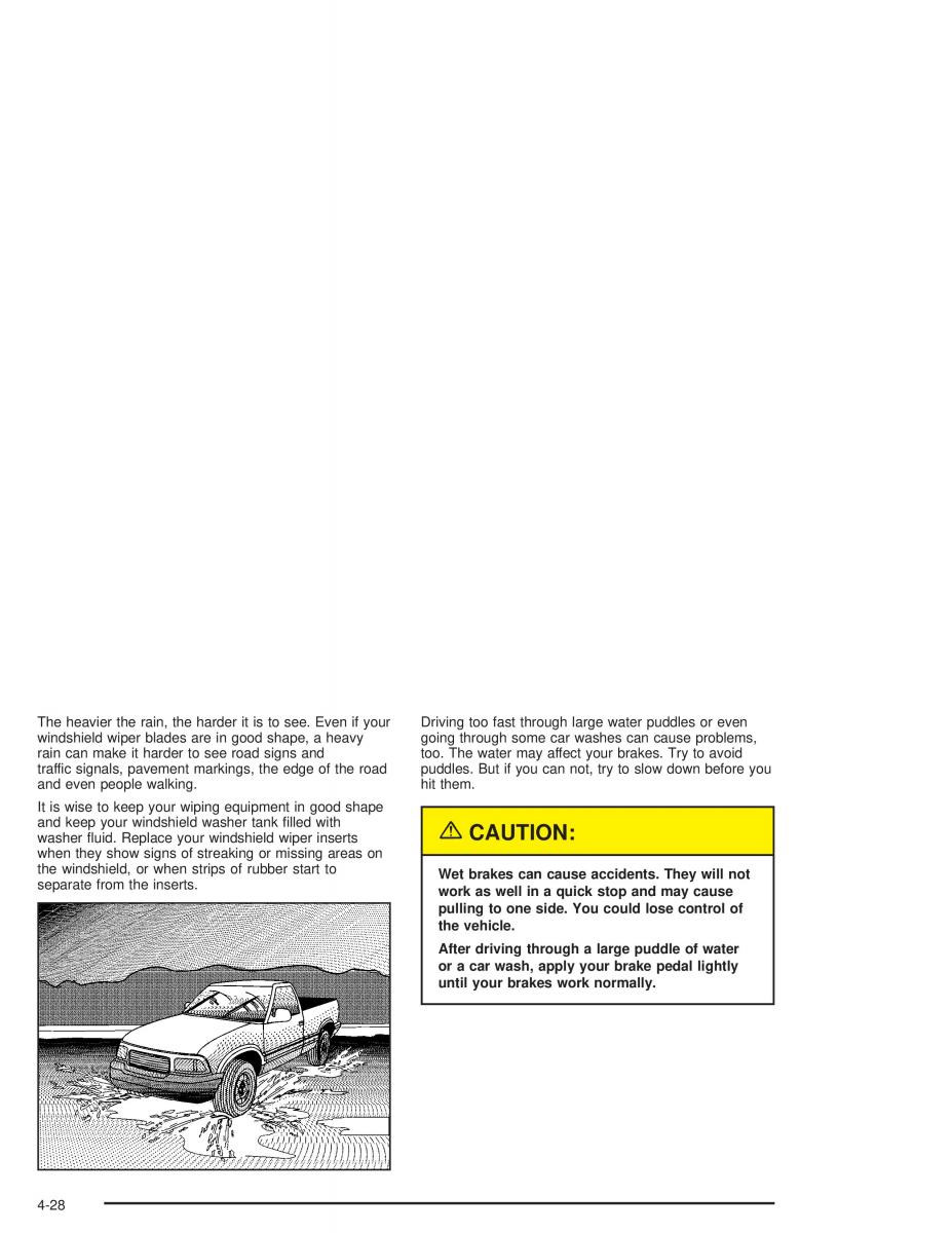 Chevrolet S 10 owners manual / page 212