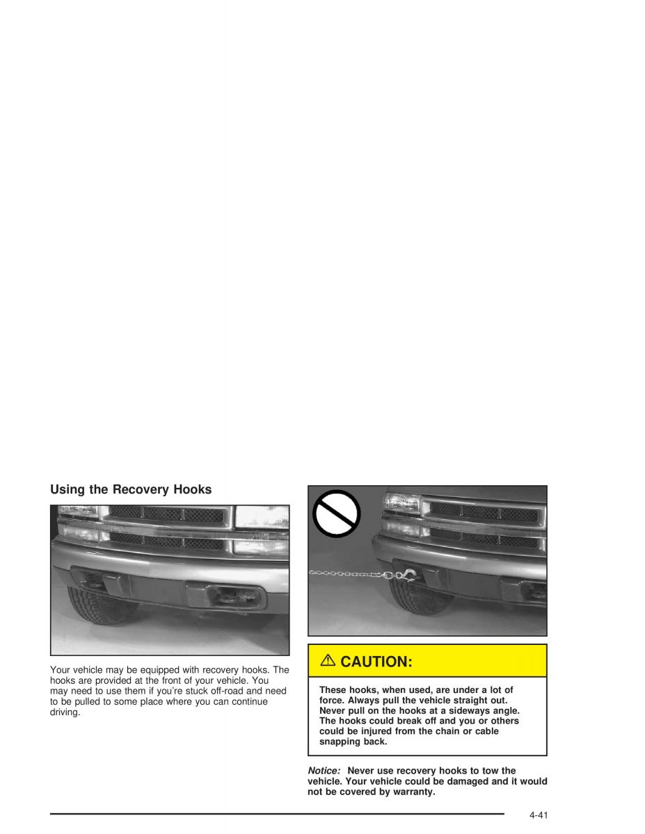 Chevrolet S 10 owners manual / page 225