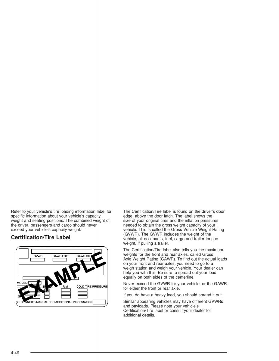 Chevrolet S 10 owners manual / page 230