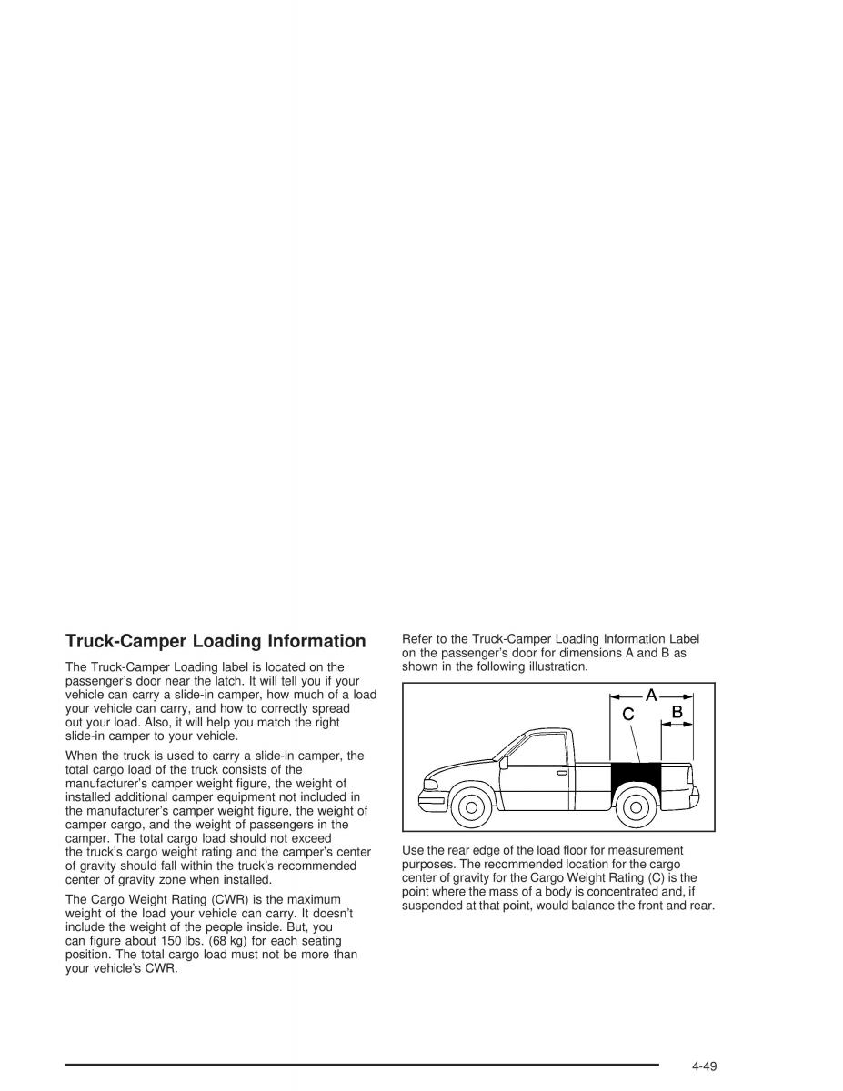 Chevrolet S 10 owners manual / page 233