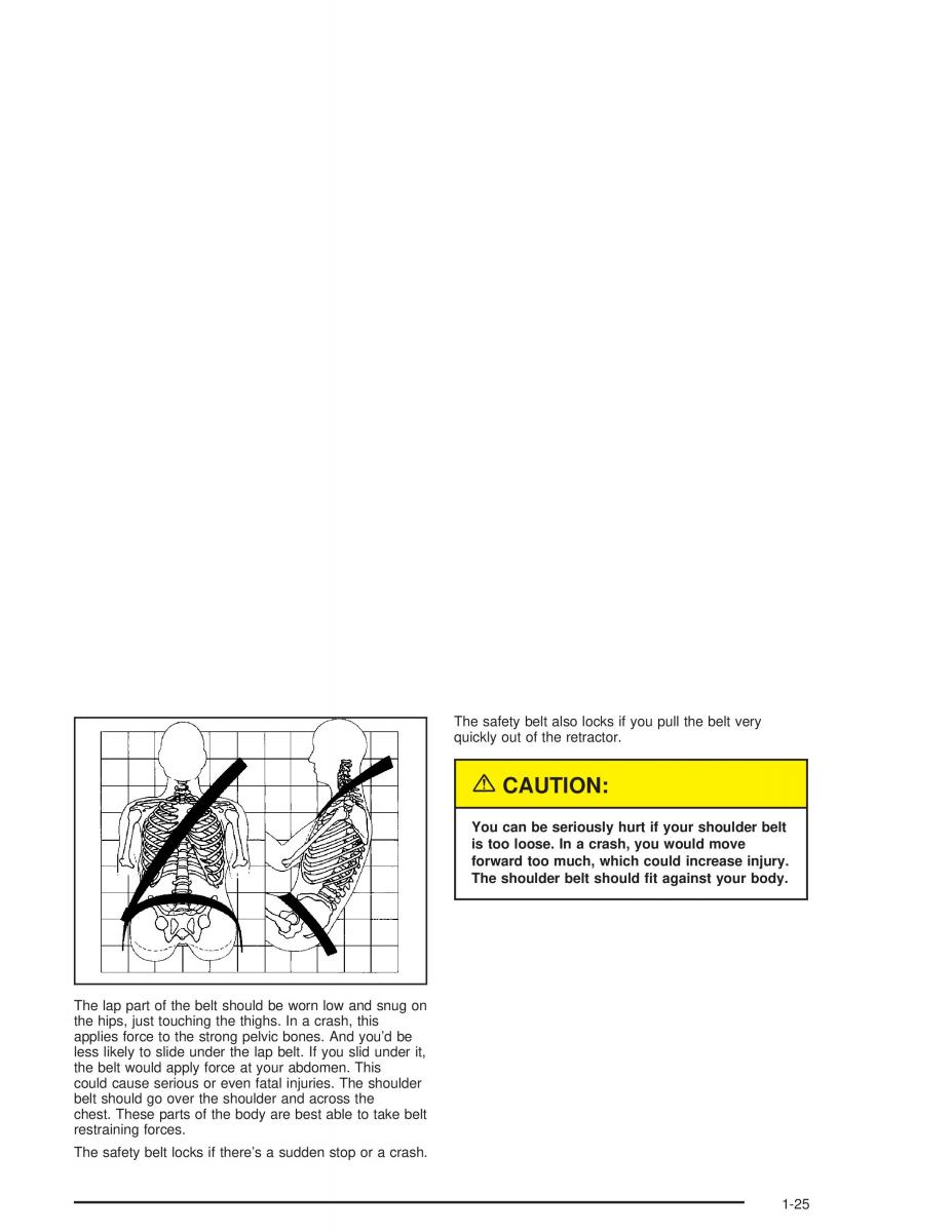 Chevrolet S 10 owners manual / page 31