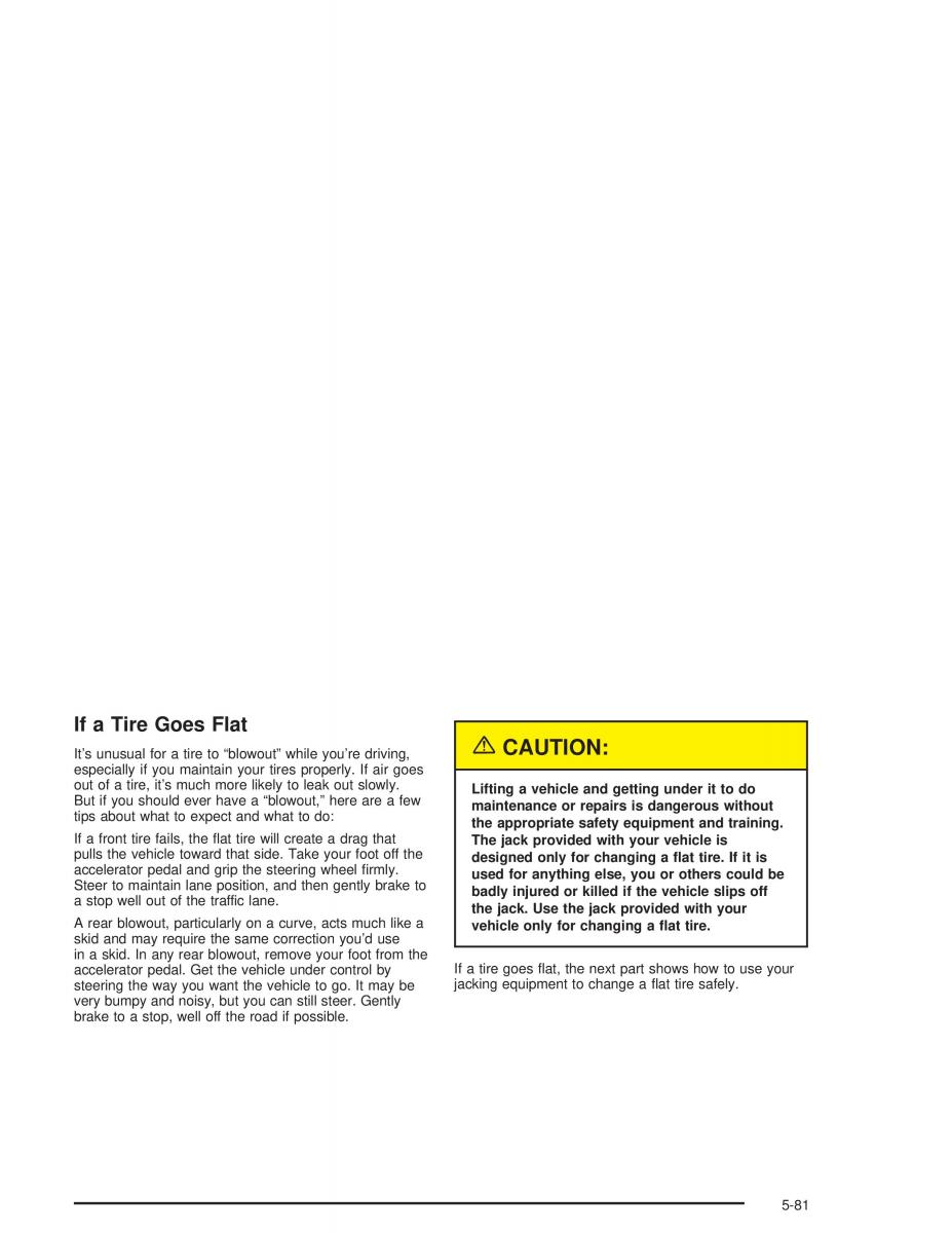 Chevrolet S 10 owners manual / page 325