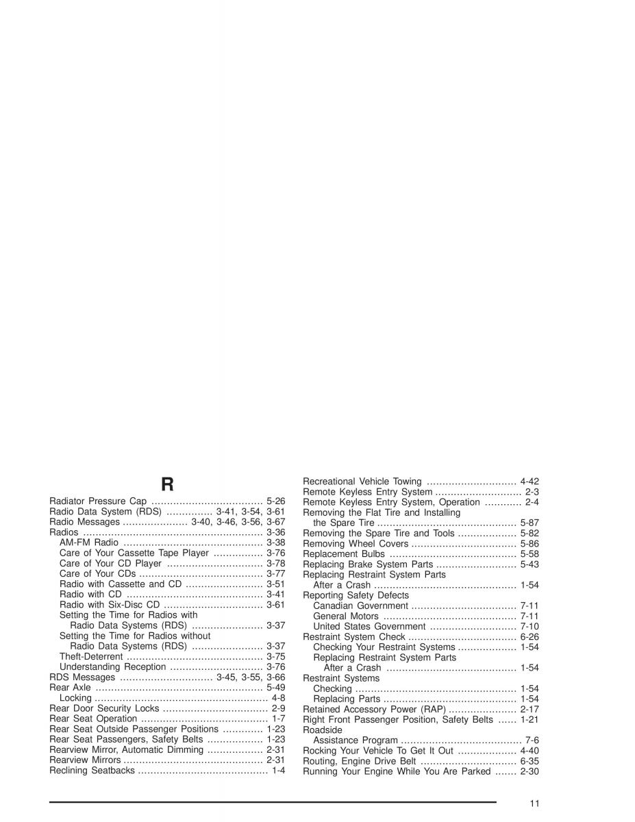 Chevrolet S 10 owners manual / page 417