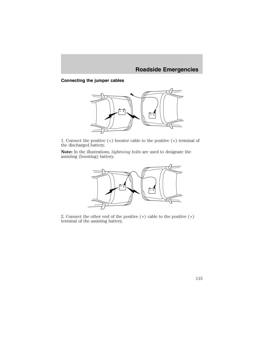 Ford Escort ZX2 owners manual / page 115