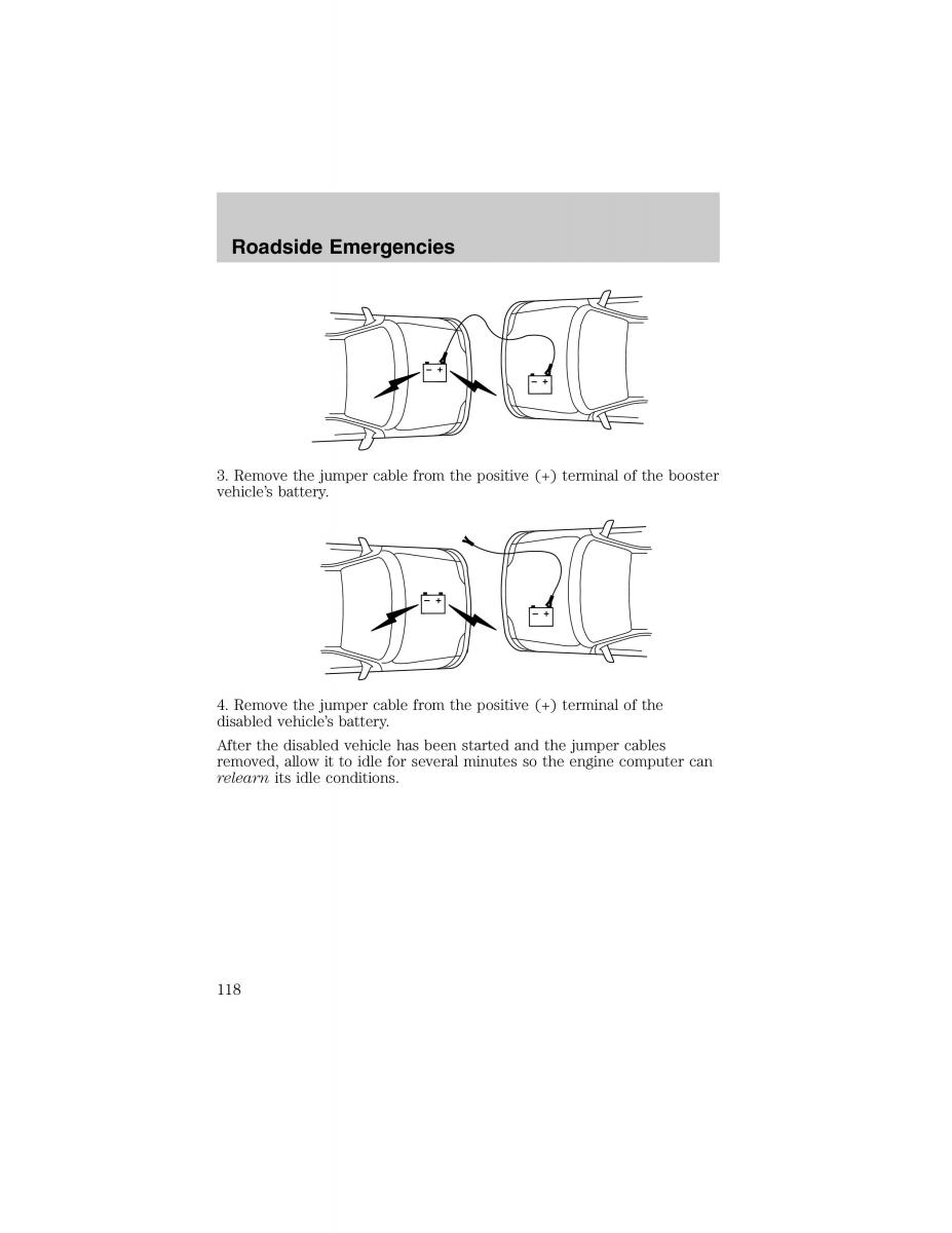 Ford Escort ZX2 owners manual / page 118