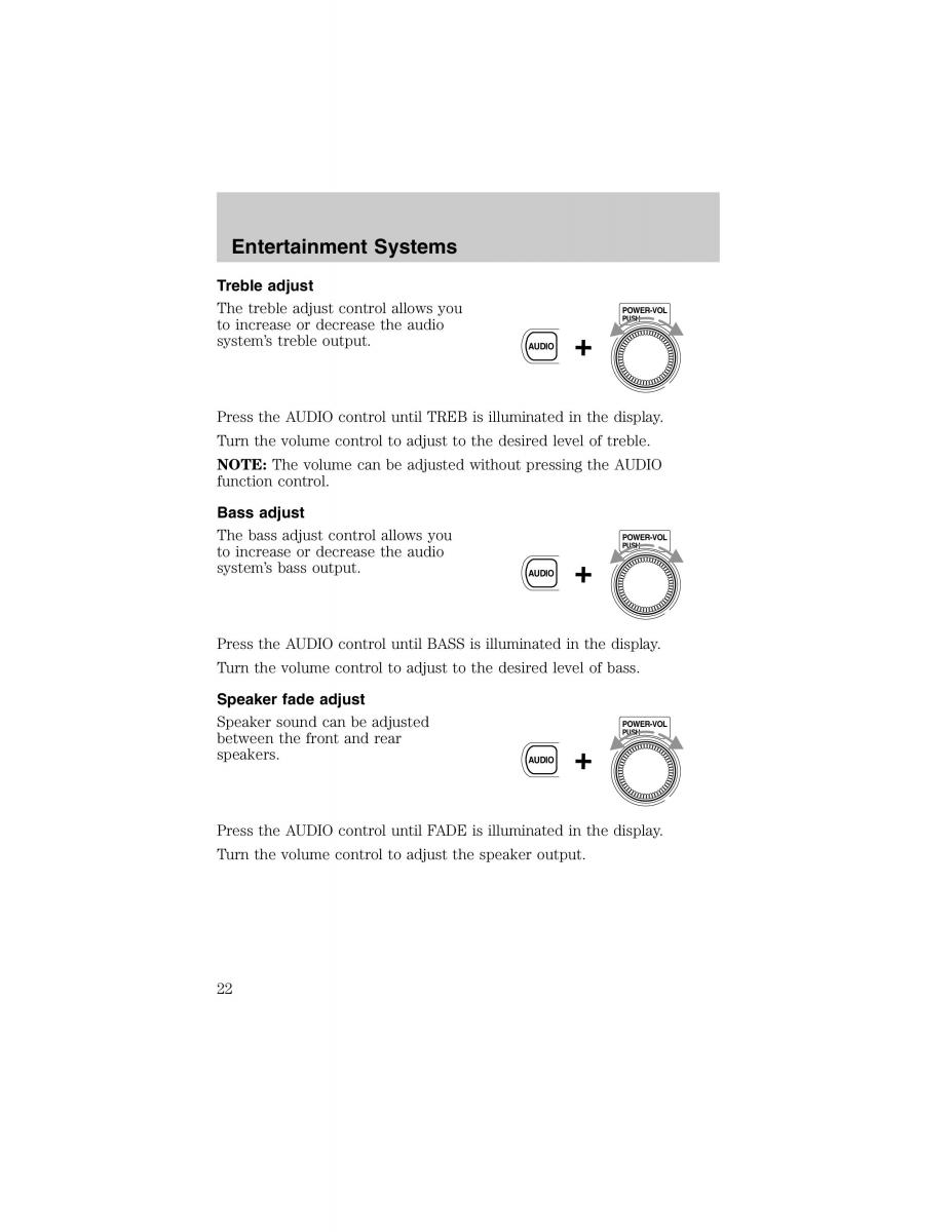 Ford Escort ZX2 owners manual / page 22