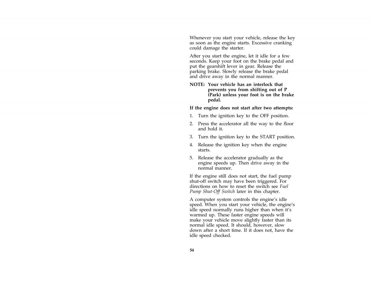 Ford Mustang IV 4 owners manual / page 55