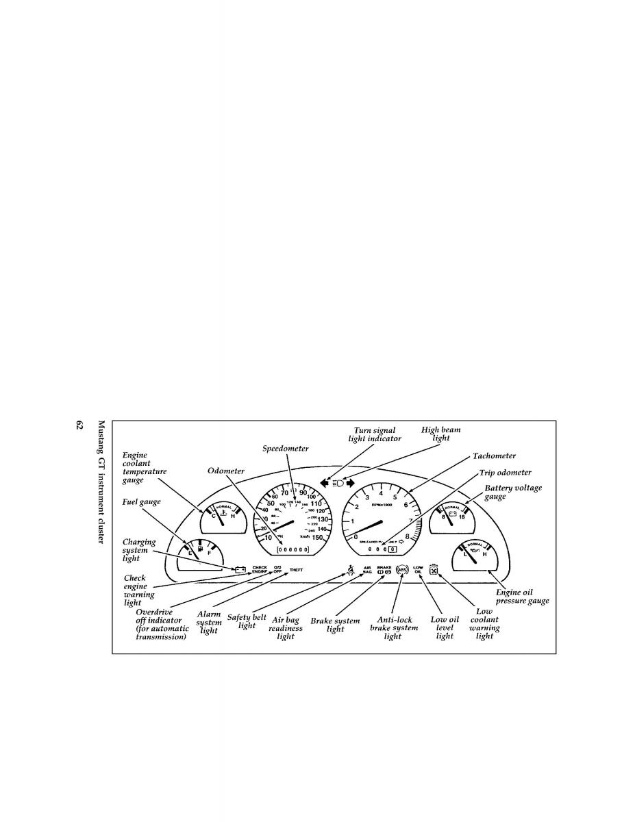 Ford Mustang IV 4 owners manual / page 62