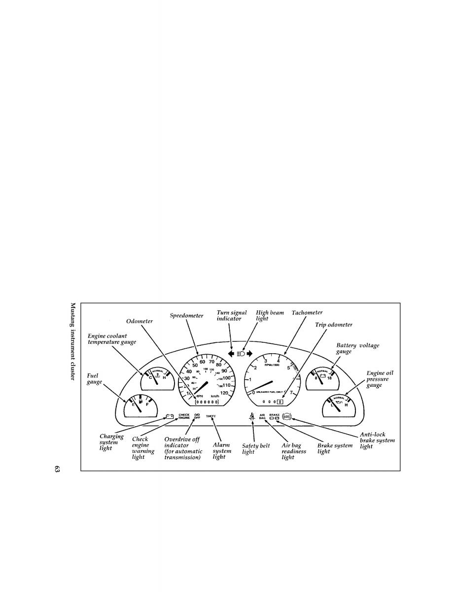 Ford Mustang IV 4 owners manual / page 63